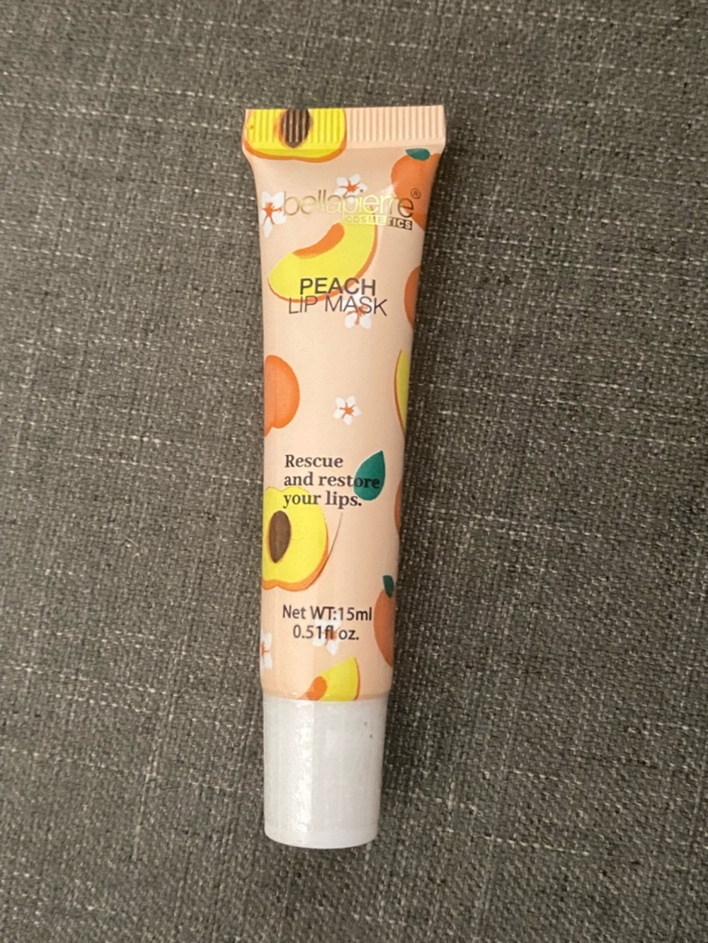 Bellapierre Peach Lip Mask 0.51 oz Hyaluronic Acid Lip Care